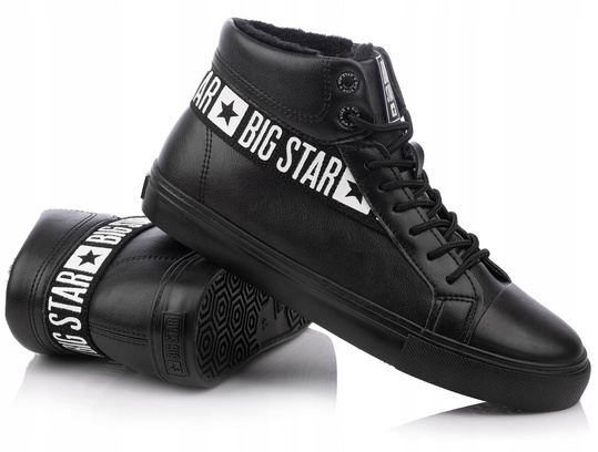 BIG STAR EE174339 MĘSKIE BUTY TRAMPKI WYSOKIE OCIEPLANE ZIMOWE