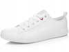 BIG STAR JJ274001 damskie trampki klasyczne białe