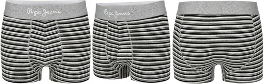 PEPE JEANS MAJTKI BOKSERKI MĘSKIE BAWEŁNA 3PAK U5_F3562_PEP_S3PKB_0AA