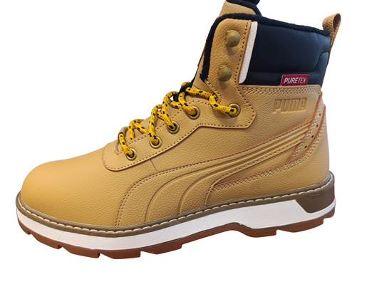 OUTLET: PUMA DESIERTO 393928-02 męskie buty sportowe trapery wysokie ocieplane brązowe PURETEX