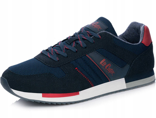 BUTY MĘSKIE LEE COOPER SNEAKERSY GRANATOWE