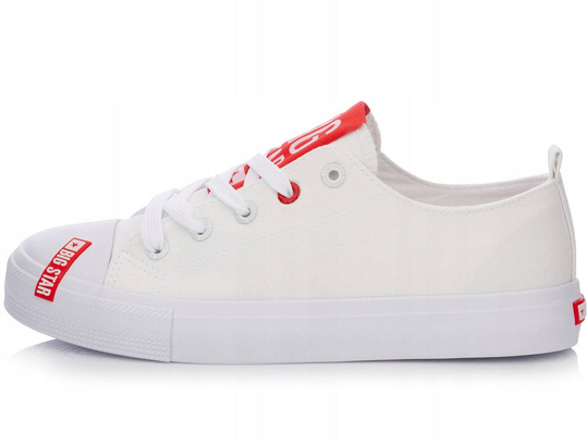 OUTLET: BIG STAR HH274675 damskie trampki niskie białe
