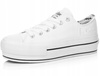 LEE COOPER LCW-22-31-0842L DAMSKIE TRAMPKI BIAŁE NA PLATFORMIE 