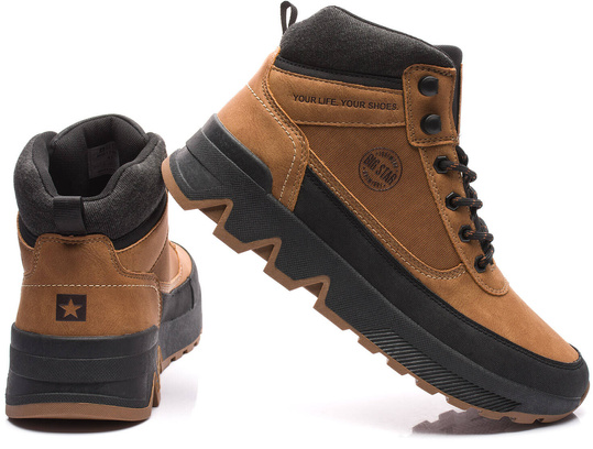 BIG STAR MM174015 MĘSKIE BUTY TRAPERY ZIMOWE TREKKINGOWE