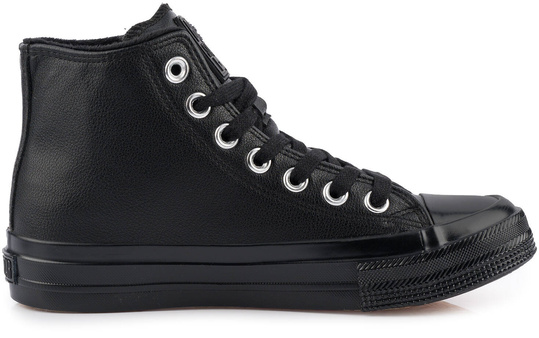 BIG STAR DAMSKIE OCIEPLANE WYSOKIE BUTY TRAMPKI EKOSKÓRA