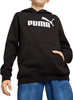 PUMA ESS BIG LOGO 586965-01 bluza dziecięca sportowa z kapturem bawełniana czarna