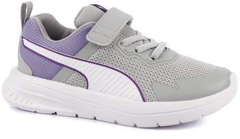 PUMA EVOLVE RUN AC+ PS 386239-12 buty sneakersy dziecięce na rzep szare