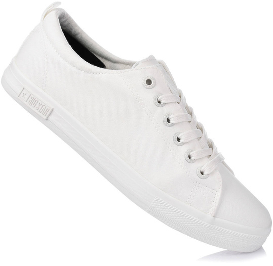 BIG STAR LL274058 DAMSKIE BIAŁE KLASYCZNE TRAMPKI