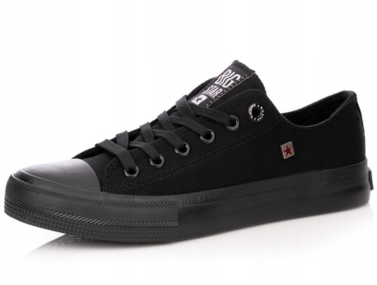 BIG STAR AA274009 damskie trampki niskie czarne