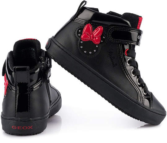 GEOX KALISPERA J264GB05402-C9999 CZARNE BUTY DZIECIĘCE DISNEY