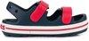 CROCS Crocband Cruiser sandały dziecięce na rzep dla dziewczynki i chłopaka granatowe