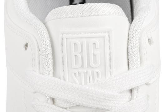 BIG STAR damskie buty sneakersy sportowe ekoskóra białe