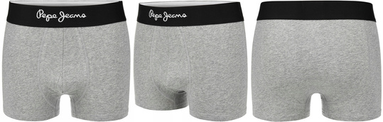 PEPE JEANS MAJTKI BOKSERKI MĘSKIE BAWEŁNA 3PAK U5_F3562_PEP_S3PKB_0AA