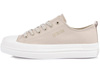 BIG STAR LL274969 DAMSKIE BEŻOWE KLASYCZNE TRAMPKI NA PLATFORMIE