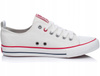BIG STAR JJ174062 męskie trampki niskie klasyczne białe