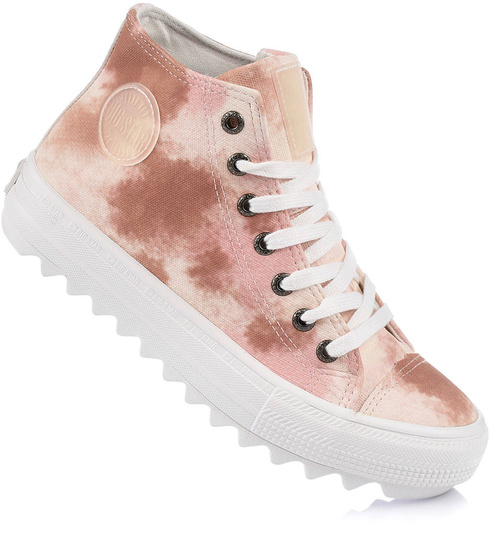 BIG STAR LL274048 DAMSKIE MARMURKOWE WYSOKIE TRAMPKI