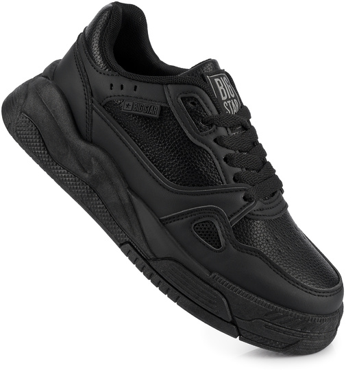 BIG STAR DAMSKIE BUTY SPORTOWE SNEAKERSY CZARNE