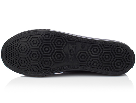 BIG STAR JJ174003 MĘSKIE NISKIE TRAMPKI CZARNE KLASYCZNE