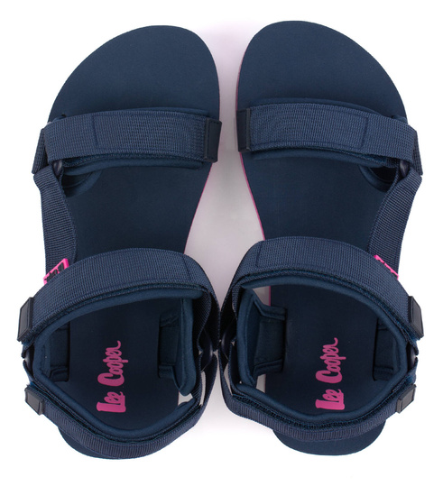 LEE COOPER LCW-24-05-2754 DAMSKIE SANDAŁY SPORTOWE NA PLATFORMIE RZEPY