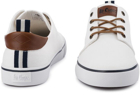 LEE COOPER 3240M męskie trampki niskie eleganckie białe