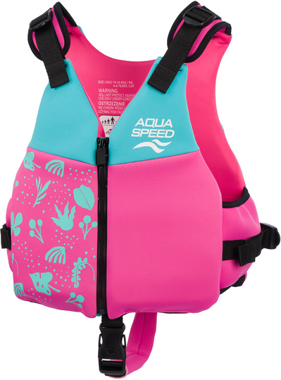 AQUA SPEED kamizelka dla dzieci dziecięca do pływania na basen asekuracyjna piankowa
