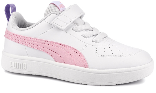 PUMA RICKE AC PS 385836-15 buty sneakersy dziecięce dla dziewczynki białe ekoskóra