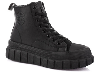 BIG STAR MM274625 DAMSKIE BUTY TRAMPKI NA PLATFORMIE WYSOKIE OCIEPLANE 