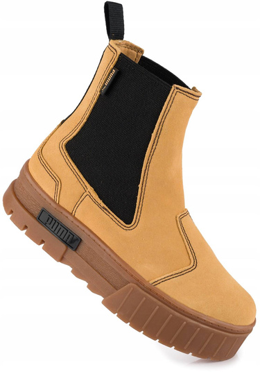 PUMA MAYZE CHELSEA SUEDE 382829-04 DAMSKIE BUTY BOTKI NA PLATFORMIE