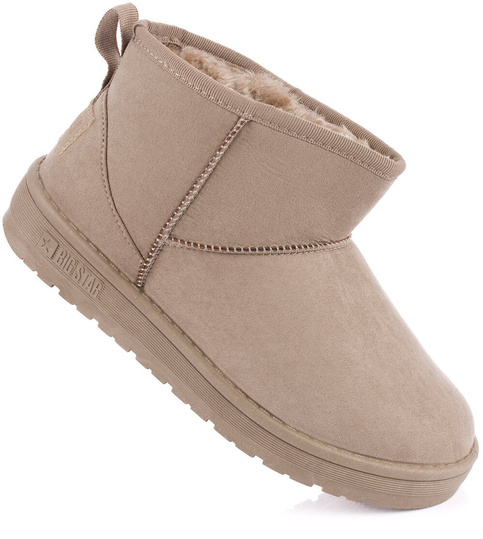 BIG STAR KK274294 BUTY BOTKI ŚNIEGOWCE OCIEPLANE FUTERKIEM DAMSKIE