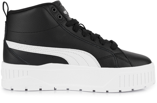 PUMA KARMEN II MID 397459-06 damskie buty sportowe sneakersy wysokie na platformie skórzane czarne