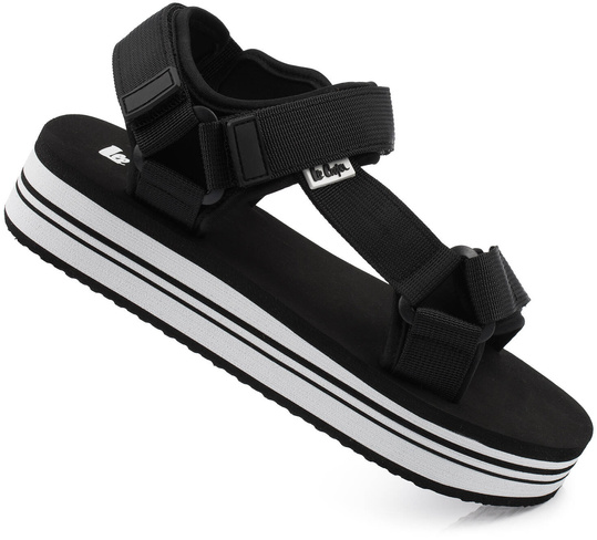 LEE COOPER LCW-24-05-2753 DAMSKIE SANDAŁY SPORTOWE NA PLATFORMIE RZEPY