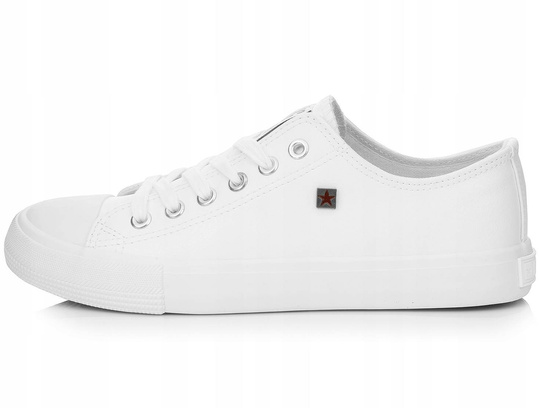 BIG STAR V274869 damskie trampki białe ekoskóra