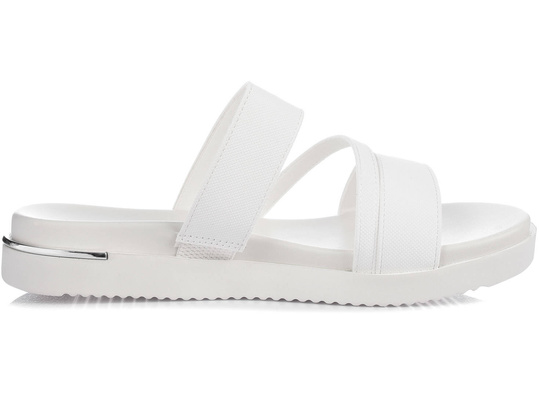 BIG STAR LL274935 KLAPKI DAMSKIE WSUWANE NA LATO BIAŁE