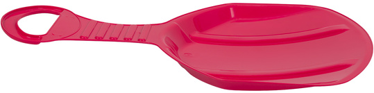 Jabłuszko do zjeżdżania na śniegu ślizg dla dzieci plastikowe różowe