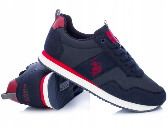 U.S. POLO ASSN. NOBIL BUTY MĘSKIE SPORTOWE SNEAKERSY GRANATOWE