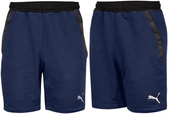 PUMA teamFINAL 21 Casual Shorts KRÓTKIE SPODENKI SPORTOWE BAWEŁNIANE MĘSKIE GRANATOWE