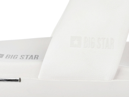 BIG STAR LL274A121 KLAPKI DAMSKIE WSUWANE NA LATO BIAŁE