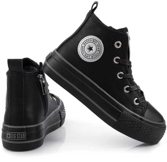 BIG STAR CZARNE BUTY DZIECIĘCE ZIMOWE OCIEPLANE DLA CHŁOPCA DZIEWCZYNKI