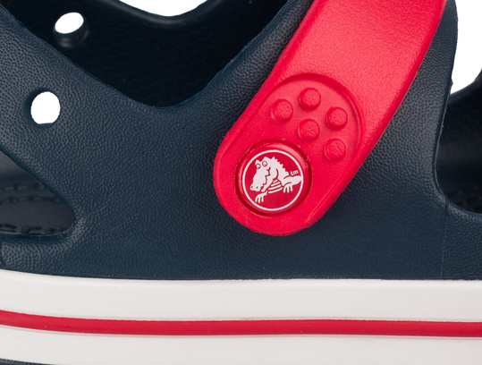 CROCS Crocband Cruiser sandały dziecięce na rzep dla dziewczynki i chłopaka granatowe