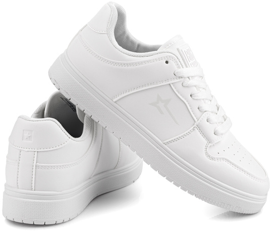 BIG STAR damskie buty sneakersy sportowe ekoskóra białe