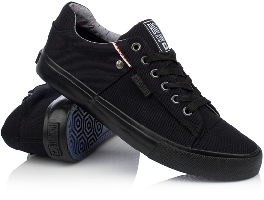 BIG STAR AA274513 damskie trampki klasyczne czarne