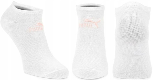 STOPKI PUMA SKARPETKI BAWEŁNA 3 PARY 3PAK 39/42 RÓŻOWE