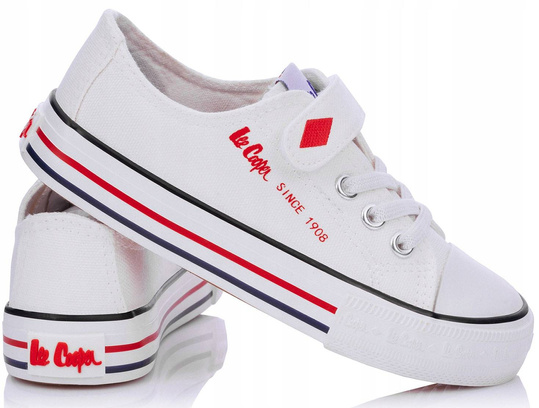 LEE COOPER LCW-21-44-0303K dziecięce buty trampki białe