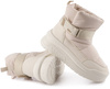 LEE COOPER LCJ3140 BUTY BOTKI DAMSKIE ZIMOWE ŚNIEGOWCE OCIEPLANE BEŻOWE