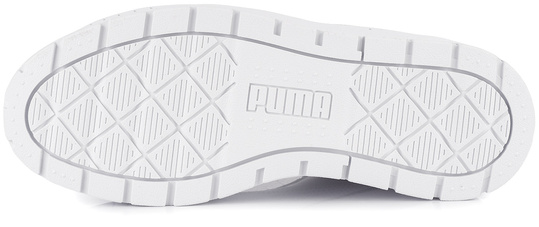 PUMA KARMEN II MID 397459-01 damskie buty sportowe sneakersy wysokie na platformie skórzane białe