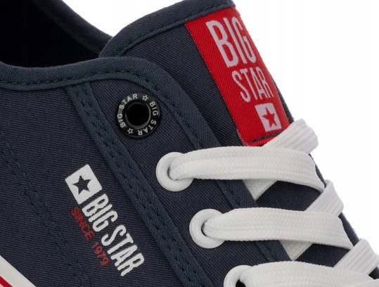 BIG STAR HH274063 damskie trampki niskie granatowe