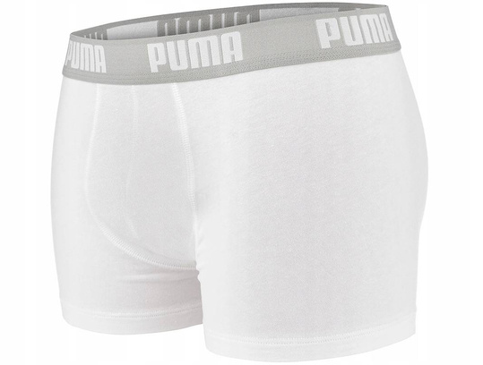PUMA BOXER TRUNKS MAJTKI BOKSERKI MĘSKIE BAWEŁNA 2PAK 2 PARY SZARE