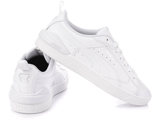 PUMA SUEDE BLOCK B&W 381188-01 BIAŁE BUTY MĘSKIE SNEAKERSY