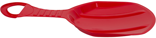 Jabłuszko do zjeżdżania na śniegu ślizg dla dzieci plastikowe czerwone