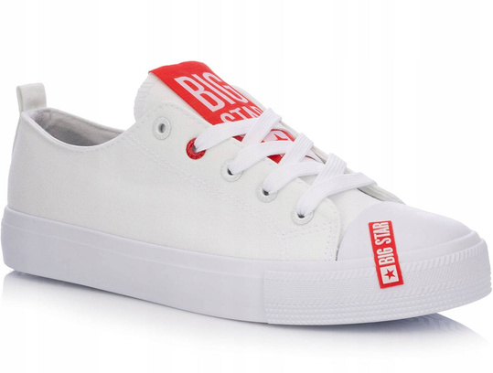 OUTLET: BIG STAR HH274675 damskie trampki niskie białe
